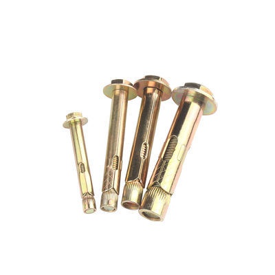 Anclaje de cuña de expansión Bolsillo de acero de grado 4.8 M6 M8 M10 M12 Anclaje de expansión de manga de perno hexagonal