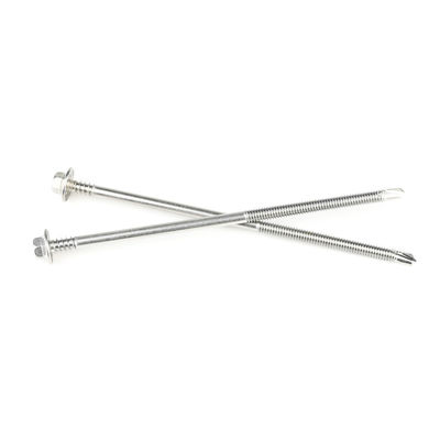Ruspert Finish 5.5x140mm 410 SS Hexagón cabeza de auto perforación tornillo para el aislamiento de techos