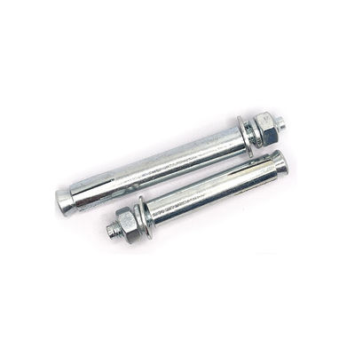 M6-M16 Acero de carbono de grado 4.8 Anclado de cuña de zinc
