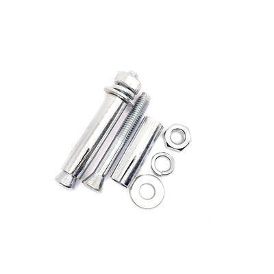 M6-M16 Acero de carbono de grado 4.8 Anclado de cuña de zinc