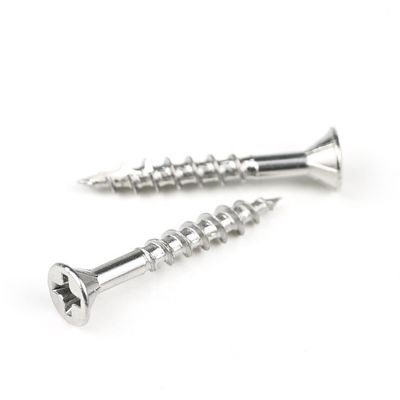 Acero inoxidable304 25 mm Phillips de cabeza plana para fijación precisa