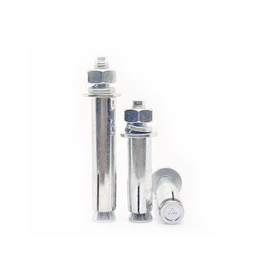 M6-M16 Acero de carbono de grado 4.8 Anclado de cuña de zinc