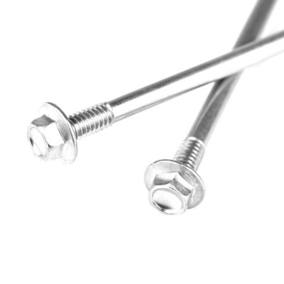 Lavadora de doble rosca Hex cabeza de auto perforación tornillos de acero inoxidable para la medición INCH