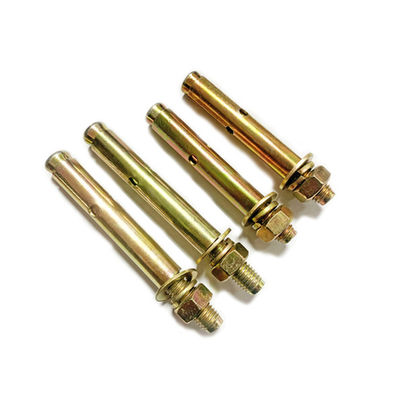Tornos de expansión M6-M20 perno de anclaje amarillo zincado para ascensores