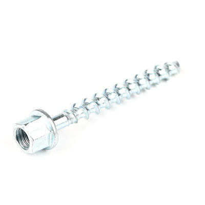 HEX Flange zincado roscado rod de anclaje tornillo 6/10x75mm para y anclaje duradero