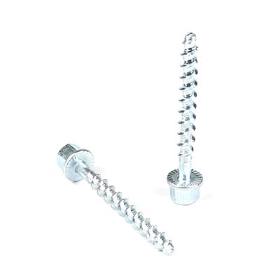 HEX Flange zincado roscado rod de anclaje tornillo 6/10x75mm para y anclaje duradero