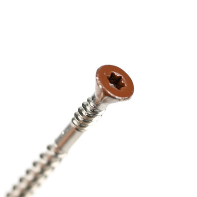 Válvula de revestimiento de acero inoxidable de acabado plano contrafundido Torx Head doble rosca para fijación