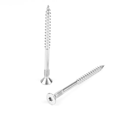 Círculo de doble hilo de acero inoxidable de 100 mm contrafundido Torx Head Drywall