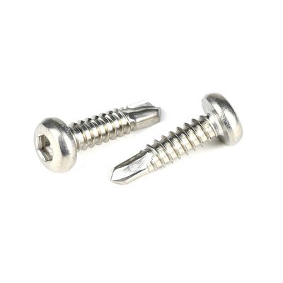 Techo de revestimiento de paredes secas de zinc tornillos de acero de auto-perforación para barandillas de madera con estructura firme