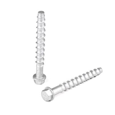 Construcción de hormigón M10 Hex cabeza de lavadora de pernos de hormigón para reforzamiento seguro de personalizado