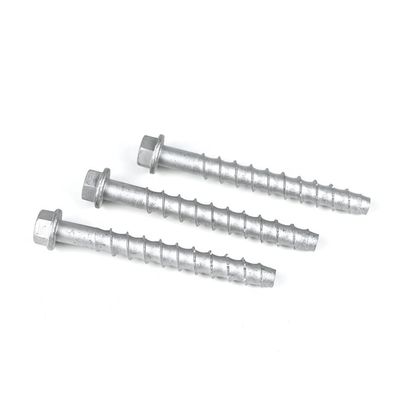 Construcción de hormigón M10 Hex cabeza de lavadora de pernos de hormigón para reforzamiento seguro de personalizado