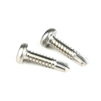 Techo de revestimiento de paredes secas de zinc tornillos de acero de auto-perforación para barandillas de madera con estructura firme
