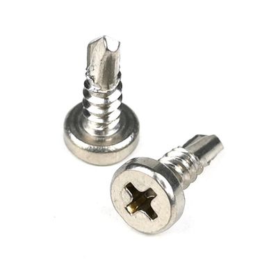 Métrico personalizado cabeza de relleno de inox Phillips tornillos de acero inoxidable para metal