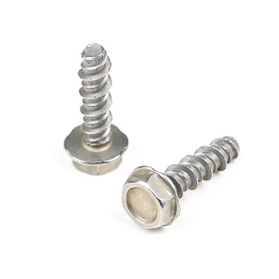 Acero inoxidable Hex Metal cabeza de yeso de tablero de tornillo de pared seca tornillos de punto plano Gympsum Parafuso