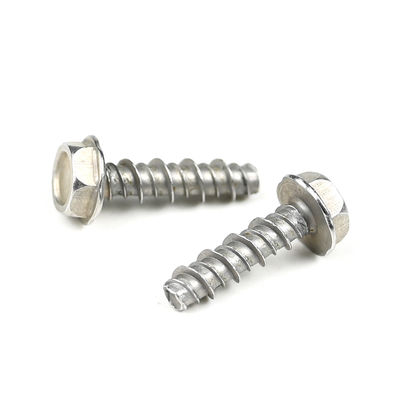 Acero inoxidable Hex Metal cabeza de yeso de tablero de tornillo de pared seca tornillos de punto plano Gympsum Parafuso
