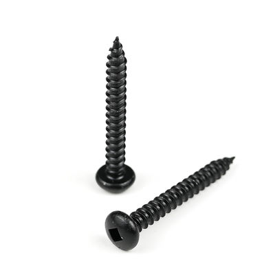 Cuadro de acero inoxidable con revestimiento de Ruspert negro cabeza de cacerola tornillos de madera