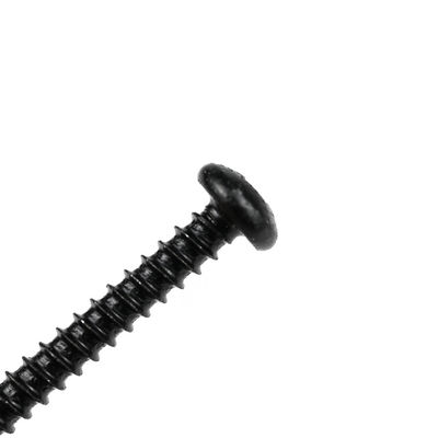 Cuadro de acero inoxidable con revestimiento de Ruspert negro cabeza de cacerola tornillos de madera