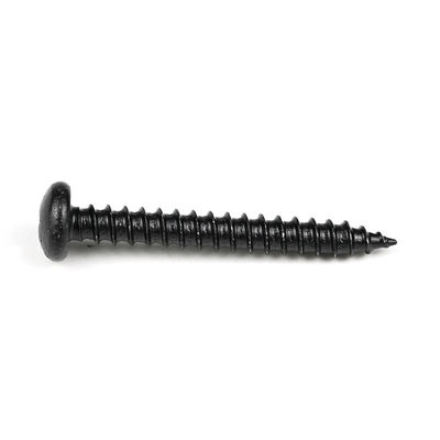 Cuadro de acero inoxidable con revestimiento de Ruspert negro cabeza de cacerola tornillos de madera