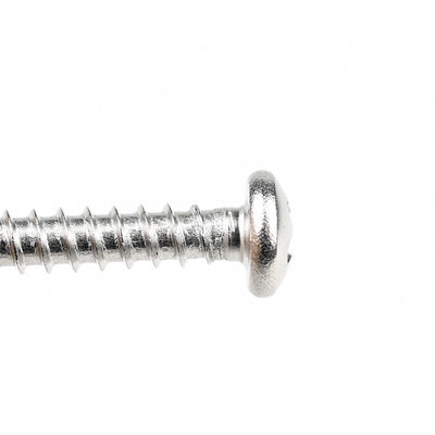 304 de acero inoxidable Phillips Pan Head Punto afilado de perforación automática de los tornillos de golpe
