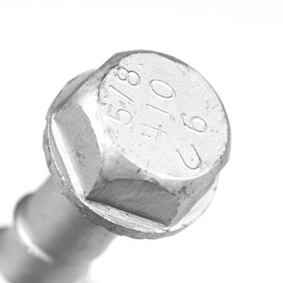 Zinc acabado Hex cabeza de hormigón tornillo auto-apuntamiento pernos de anclaje para la instalación fuerte