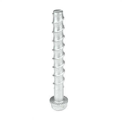 Zinc acabado Hex cabeza de hormigón tornillo auto-apuntamiento pernos de anclaje para la instalación fuerte