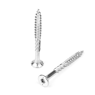 Torx Drive 75 mm tornillos de madera en acero inoxidable 316 para la construcción de madera pesada
