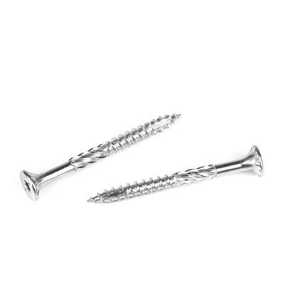 Torx Drive 75 mm tornillos de madera en acero inoxidable 316 para la construcción de madera pesada