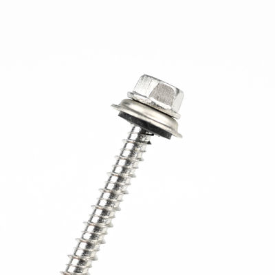 Vis de acero inoxidable de 60 mm Autotaraudeuse con motor de torsión y cabeza hexagonal de lavadora Phillips