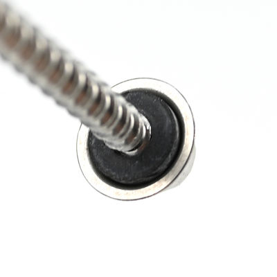 Vis de acero inoxidable de 60 mm Autotaraudeuse con motor de torsión y cabeza hexagonal de lavadora Phillips