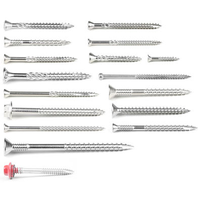 410 316 304 de acero inoxidable HEX cabeza 17 Torx tornillos de madera de usos múltiples
