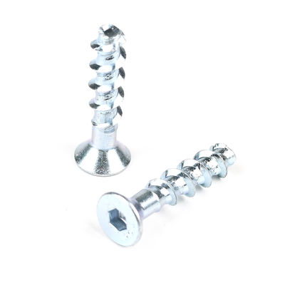 Métrico zincado M6 40mm Socket Hexagon Bolt contrafundido tornillo de anclaje para el sujetamiento