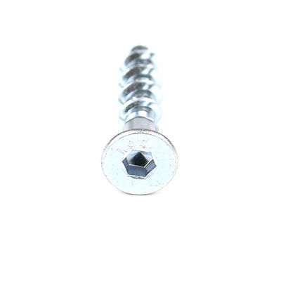 Métrico zincado M6 40mm Socket Hexagon Bolt contrafundido tornillo de anclaje para el sujetamiento