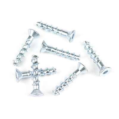 Métrico zincado M6 40mm Socket Hexagon Bolt contrafundido tornillo de anclaje para el sujetamiento