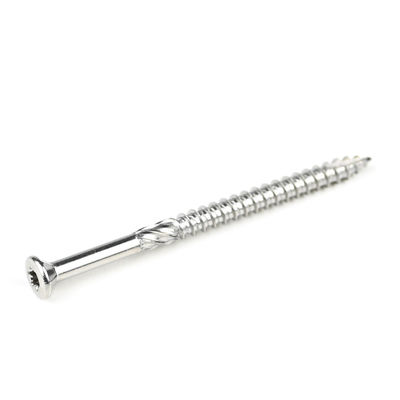 410 tornillos de madera de acero inoxidable de 60 mm Torx contrafundido para cubierta de terraza de madera TIPO 17
