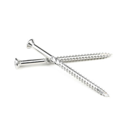 410 tornillos de madera de acero inoxidable de 60 mm Torx contrafundido para cubierta de terraza de madera TIPO 17