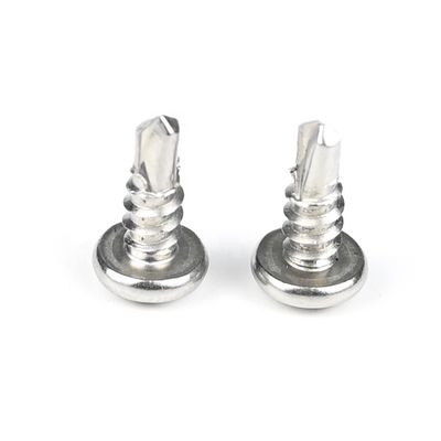 El estilo de Phillips Recess Drive de acero inoxidable cabeza de la cacerola tornillos de auto-perforación 100% QC probado