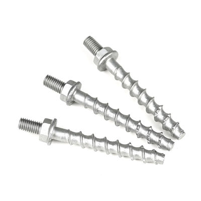 Estándar JIS M8 de doble hilo Hex Flange Head de hormigón de hormigón de techo de anclaje