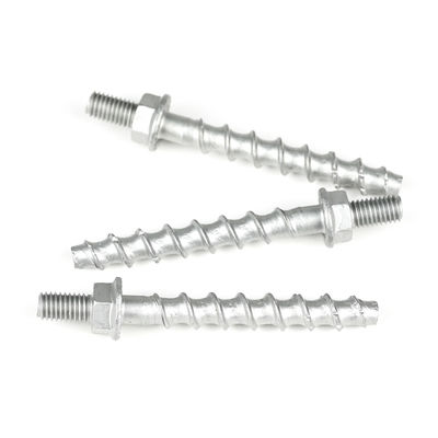 Estándar JIS M8 de doble hilo Hex Flange Head de hormigón de hormigón de techo de anclaje