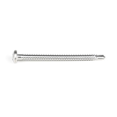 Zinc Finish Phillips Cross Recess Pan Head de acero inoxidable para perforación automática