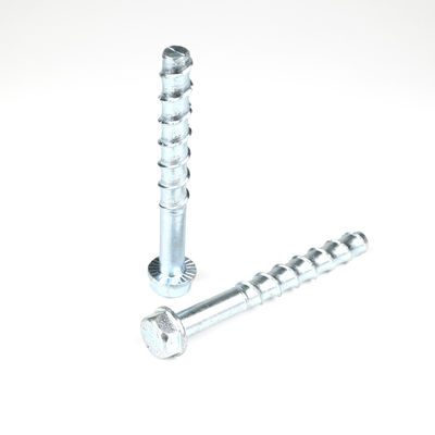 M16 150mm cabeza plana acero carbono hormigón albañilería hexágono conector de botón cabeza tornillos
