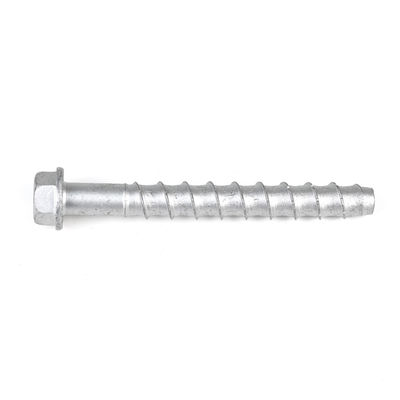 Cabeza plana de gran diámetro de acero al carbono Hex Masonería perno M12 125mm Autoportación tornillo de hormigón