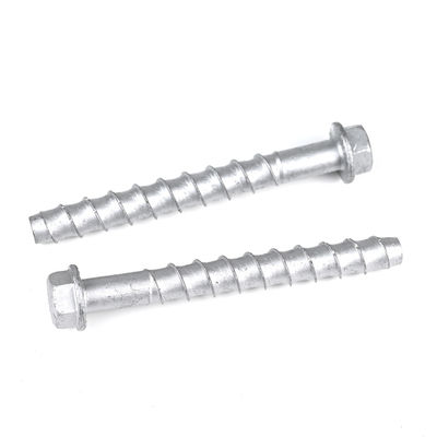 Cabeza plana de gran diámetro de acero al carbono Hex Masonería perno M12 125mm Autoportación tornillo de hormigón