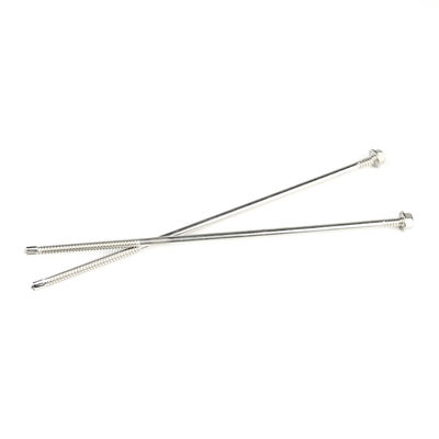 Zinc acabado 6.3x230mm doble hilo Phillips recubrimiento cruzado Hex Lavadora tornillo de auto-perforación
