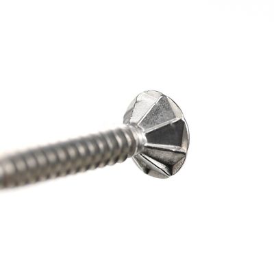 Técnica métrica DIN estándar Tek 5 de acero al carbono cabeza de la armadura Phillips con tornillos de perforación automática de alas personalizados