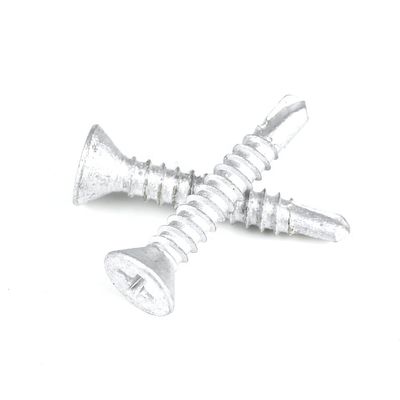 Raspert Flat Head Phillips auto perforación tornillo 100% QC probado para la construcción de madera