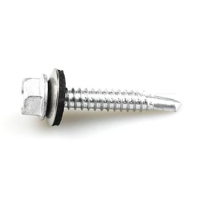 Tornos de auto-perforación con lavaplatos Epdm 38mm Hex cabeza de lavaplatos soporte personalizado para ventana