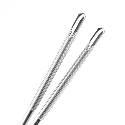 Torx Drive doble hilo Ss410 de acero inoxidable tornillos de auto-perforación de 5 puntos cabeza hexagonal