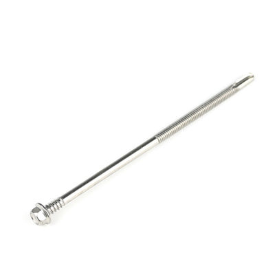 Torx Drive doble hilo Ss410 de acero inoxidable tornillos de auto-perforación de 5 puntos cabeza hexagonal