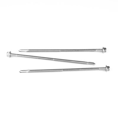 Torx Drive doble hilo Ss410 de acero inoxidable tornillos de auto-perforación de 5 puntos cabeza hexagonal