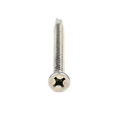 Corazón plano Phillips 50mm tornillos de auto-perforación Tek Lag pernos de acero inoxidable personalizado